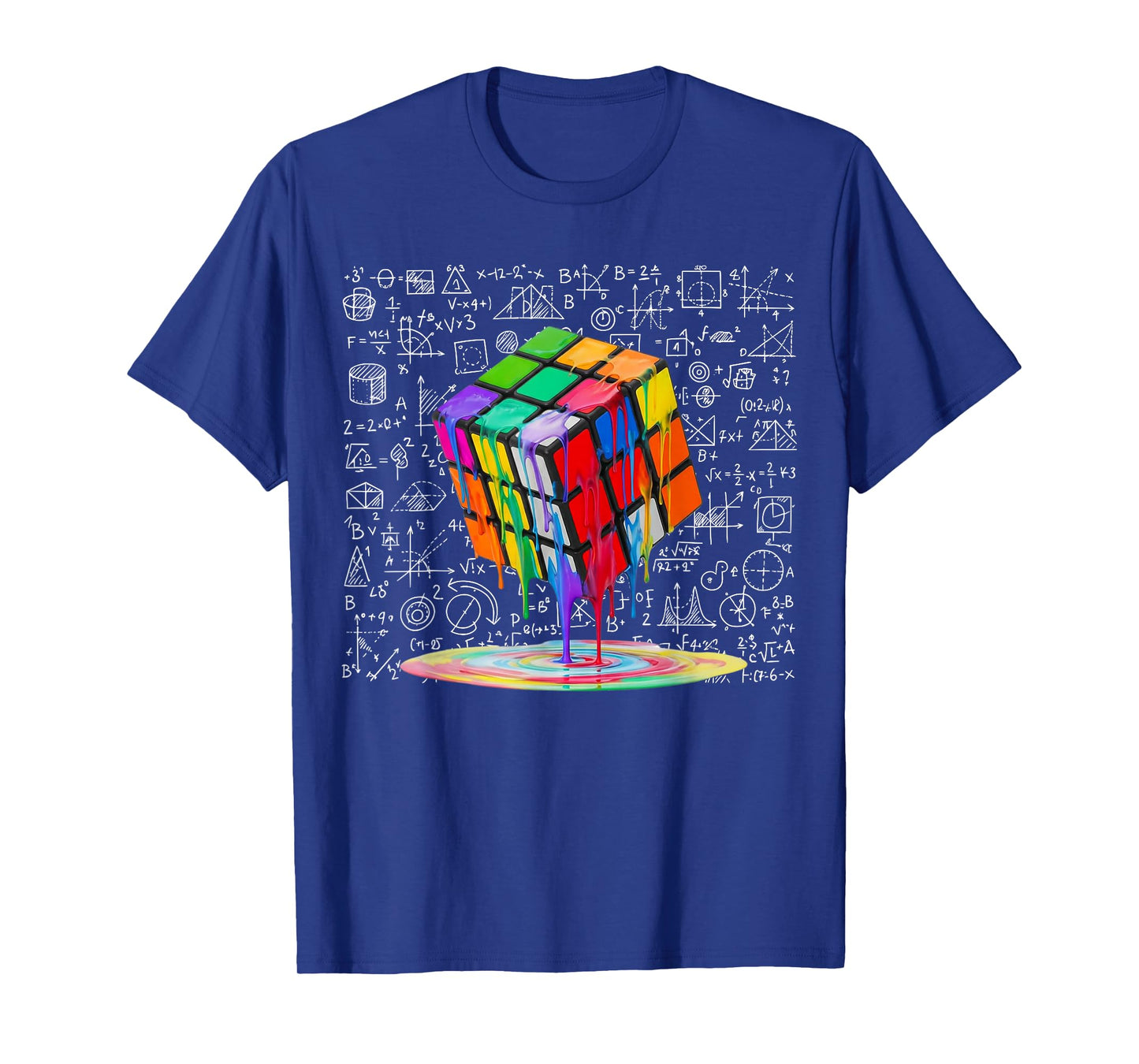 Melting Cube Speed Cubing Tee Vintage Puzzle Youth Math Boys T-Shirt