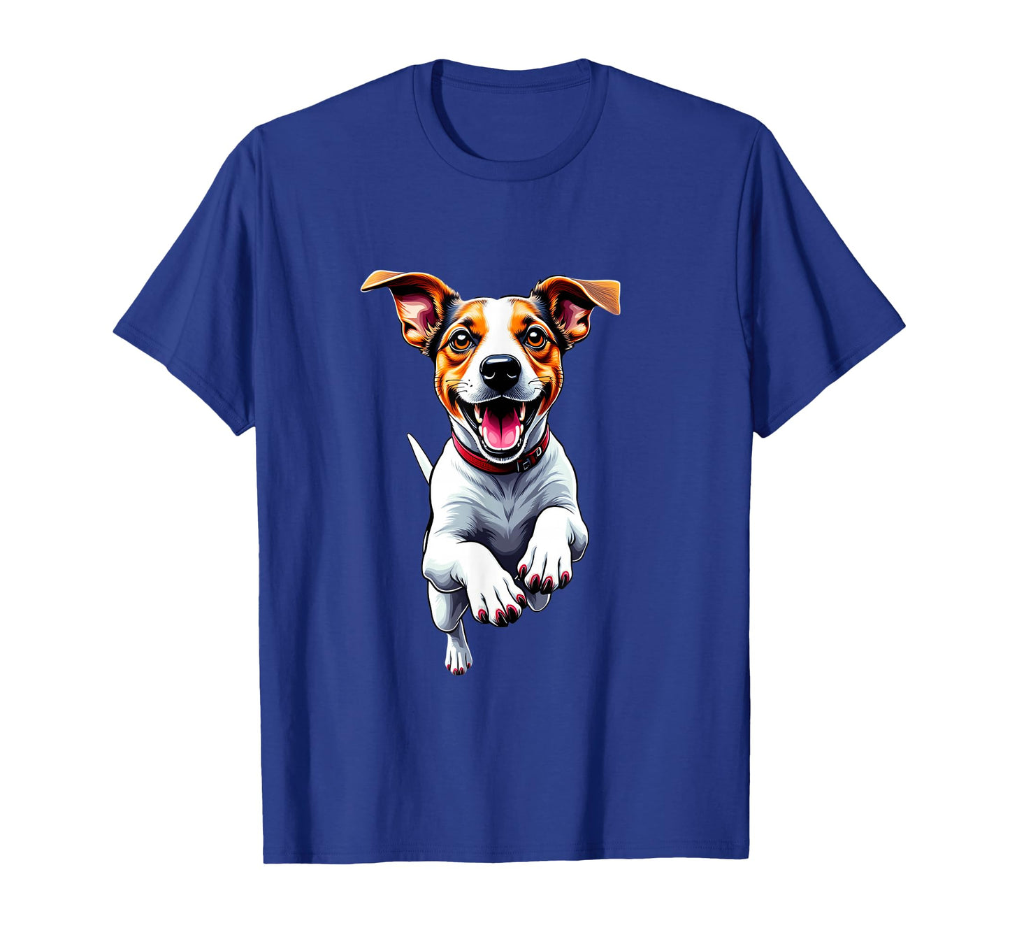 Jack Russell Dog Lovers Jumping Design Funny Jack Russell T-Shirt