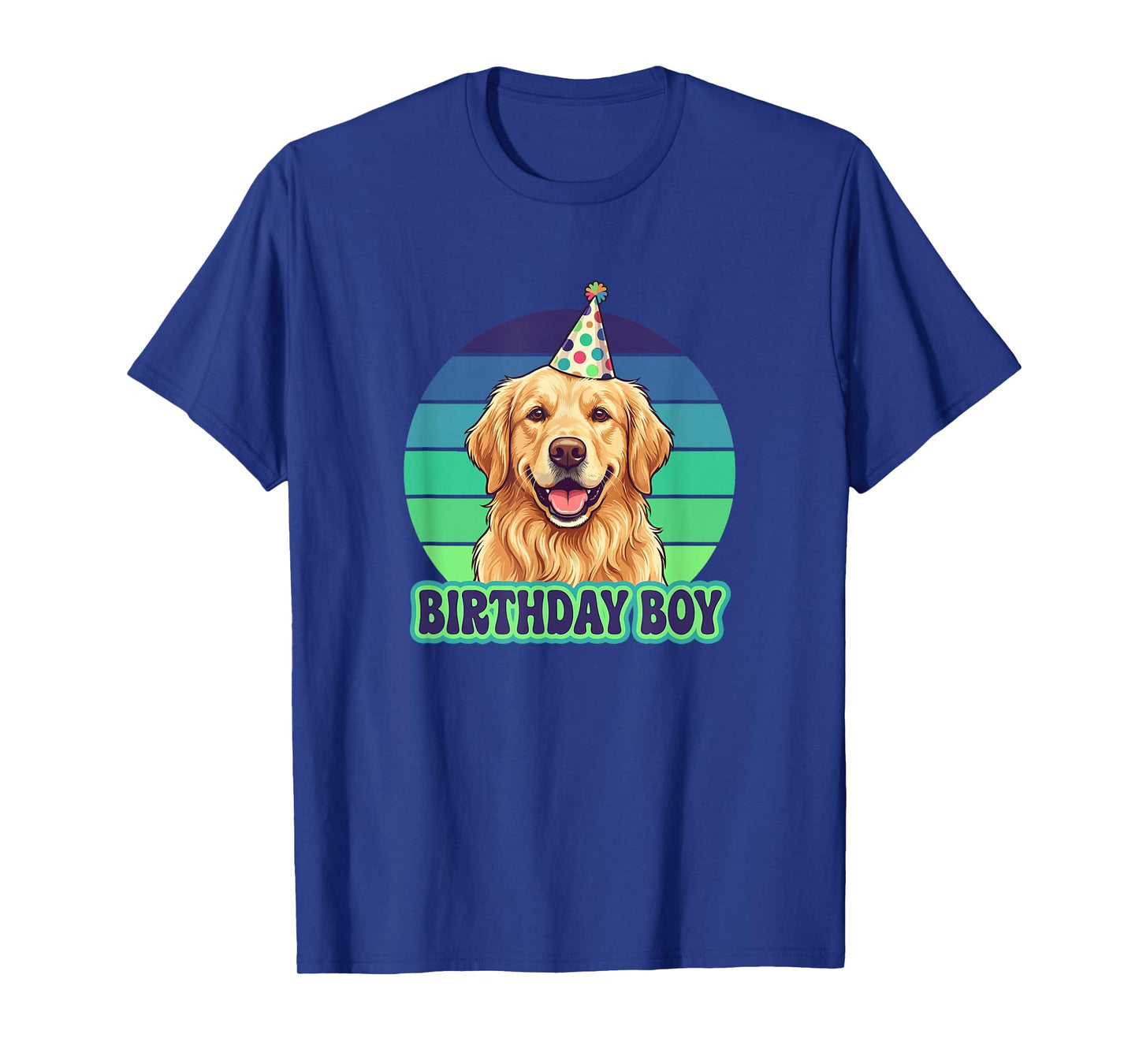 Golden Retriever Birthday Boy T-Shirt
