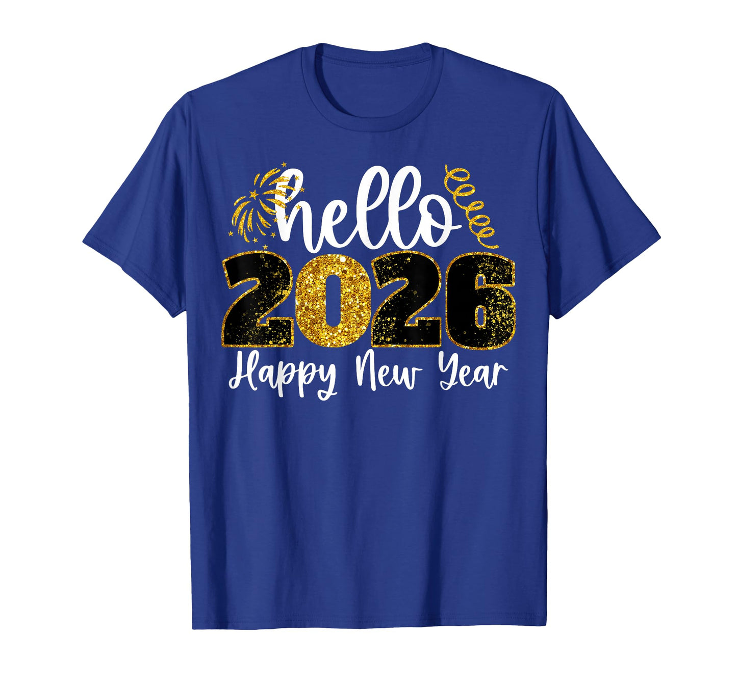 Hello 2026 Happy New Year Countdown Party Family Matching T-Shirt