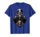 Halloween Skeleton Football Player Spooky Sports Graphic T-Shirt