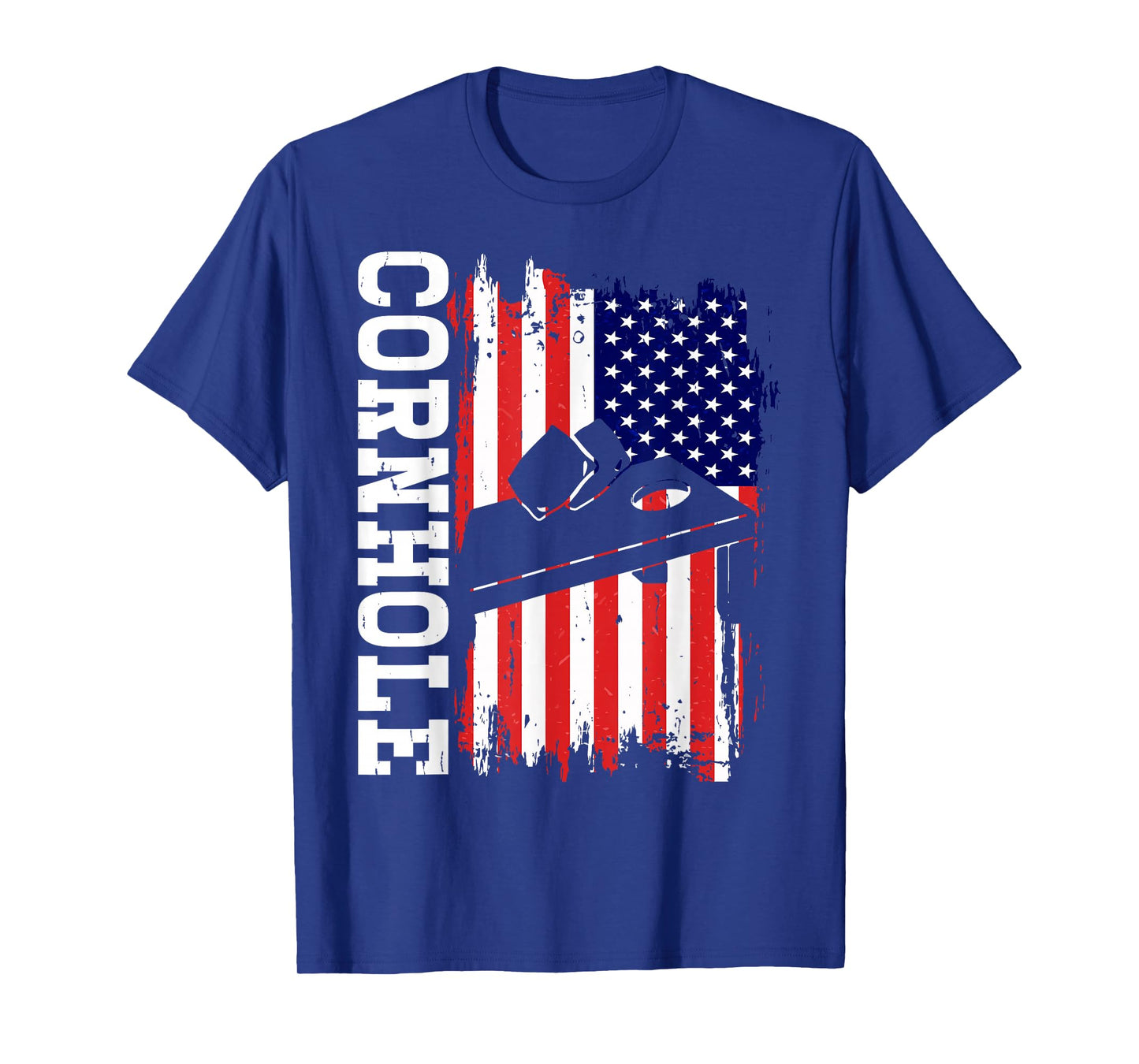 USA Cornhole American Flag Corn Hole Players Funny Cornhole T-Shirt