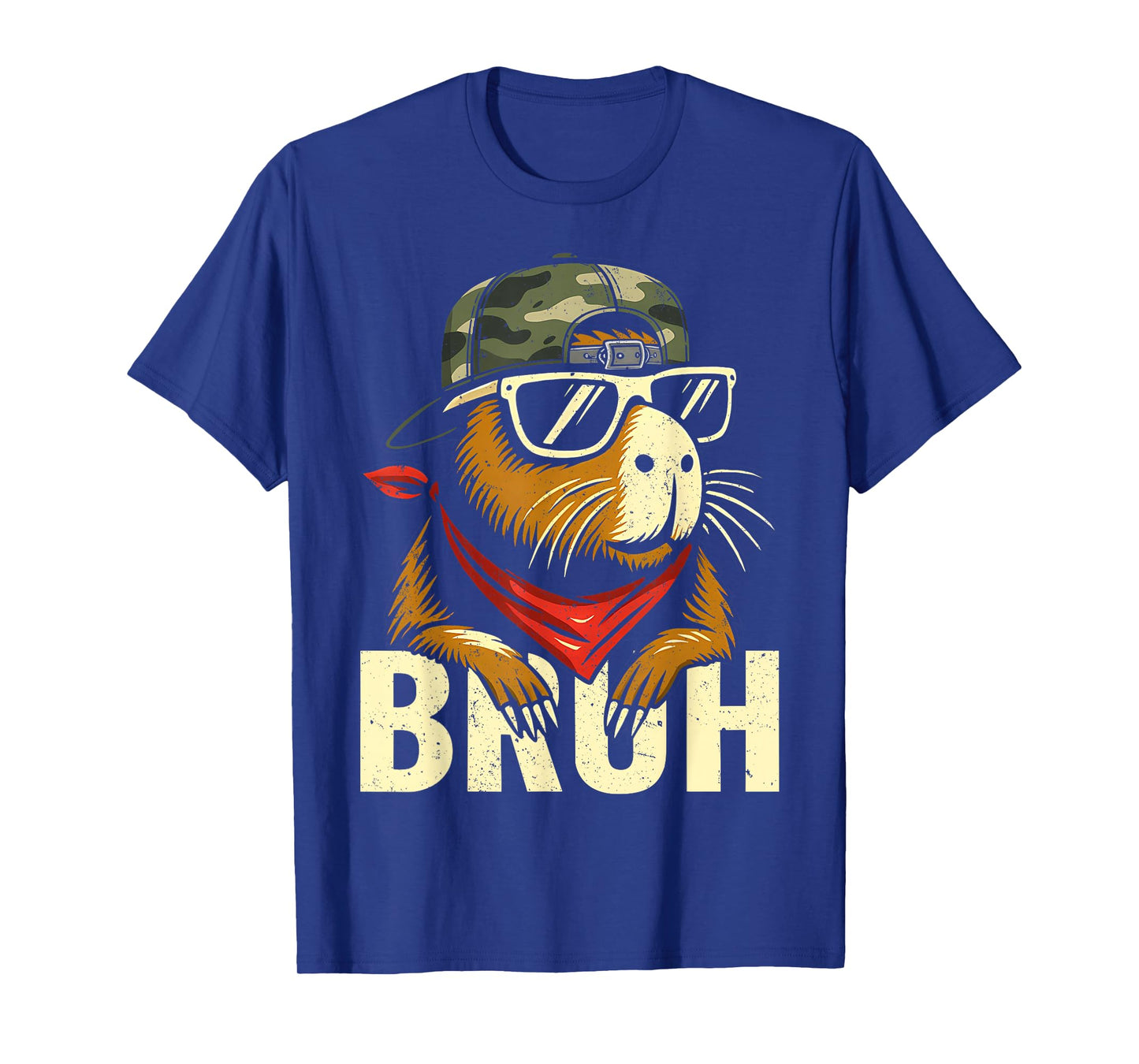 Cool Capy Bruh for Teens Boys Girls Men Women Meme Graphic T-Shirt