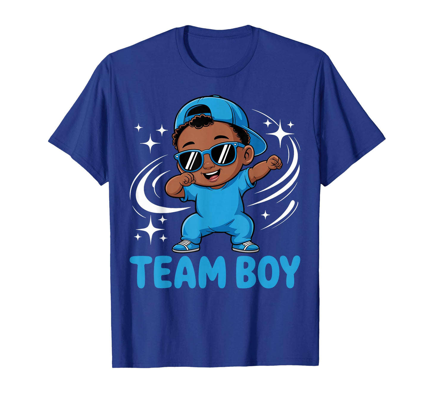 Team Boy Baby Announcement Gender Reveal Family Party T-Shirt