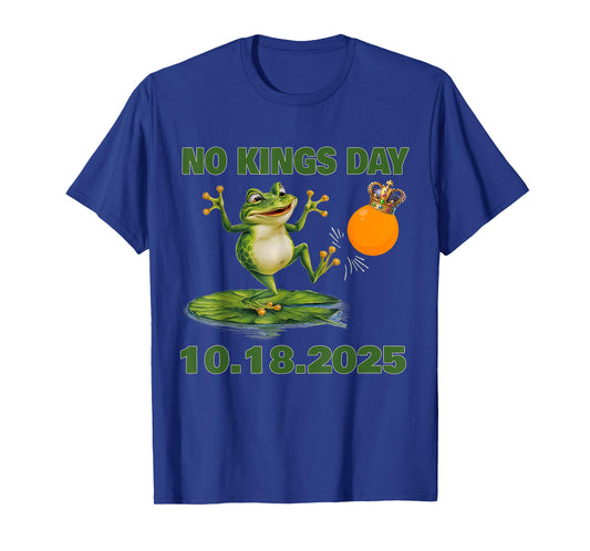 Funny No Kings Portland Frog Protest Men Women Tee T-Shirt