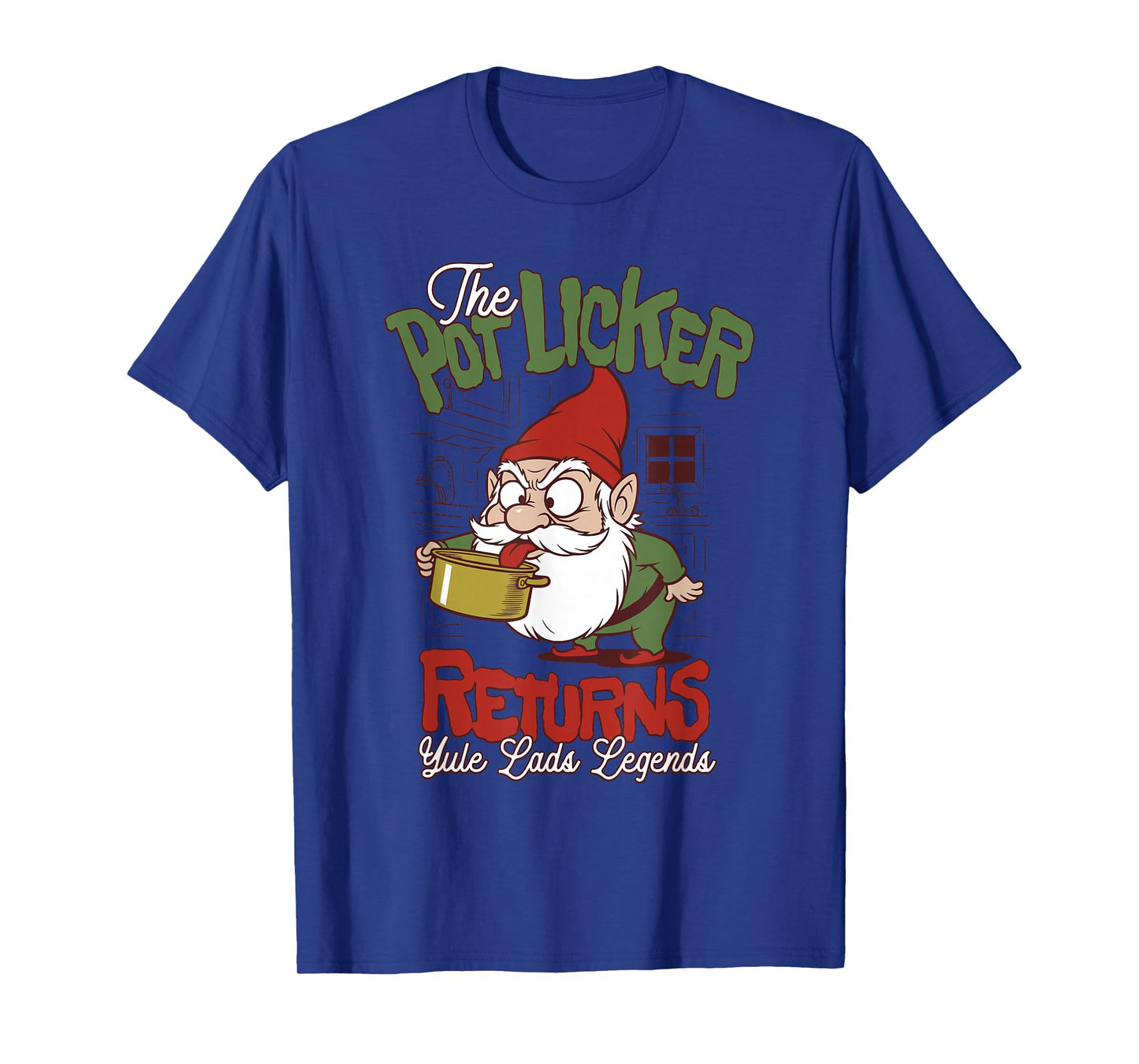 Pot Licker Returns Icelandic Yule Lads Holiday Humor T-Shirt