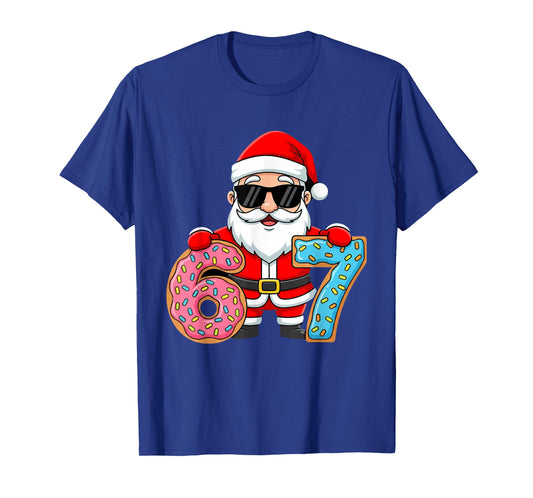 67 Christmas Funny 67 Meme Youth Kids Santa 67 T-Shirt