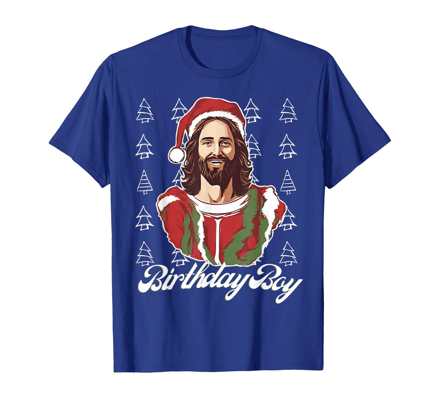Jesus Birthday Boy Christmas Xmas Holiday Funny Ugly Sweater T-Shirt