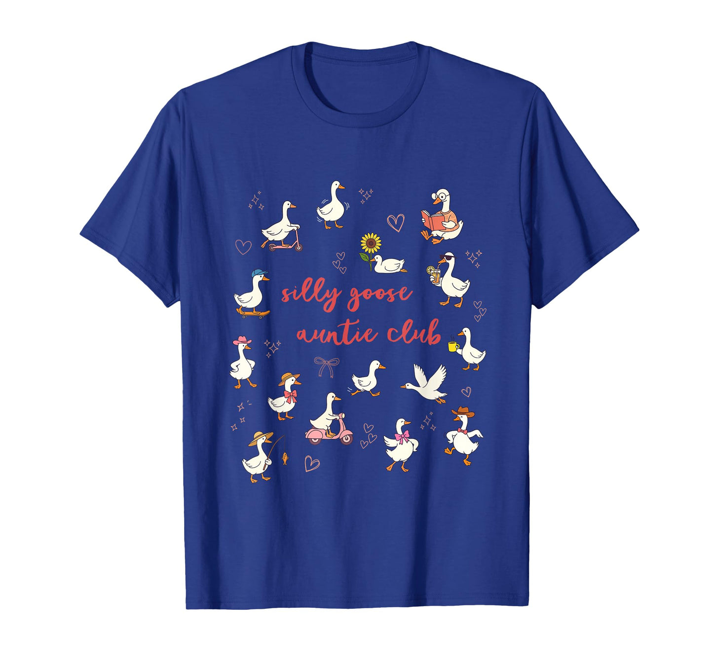 Silly Goose Auntie Club Blessed Aunt Pregnancy Announcement T-Shirt