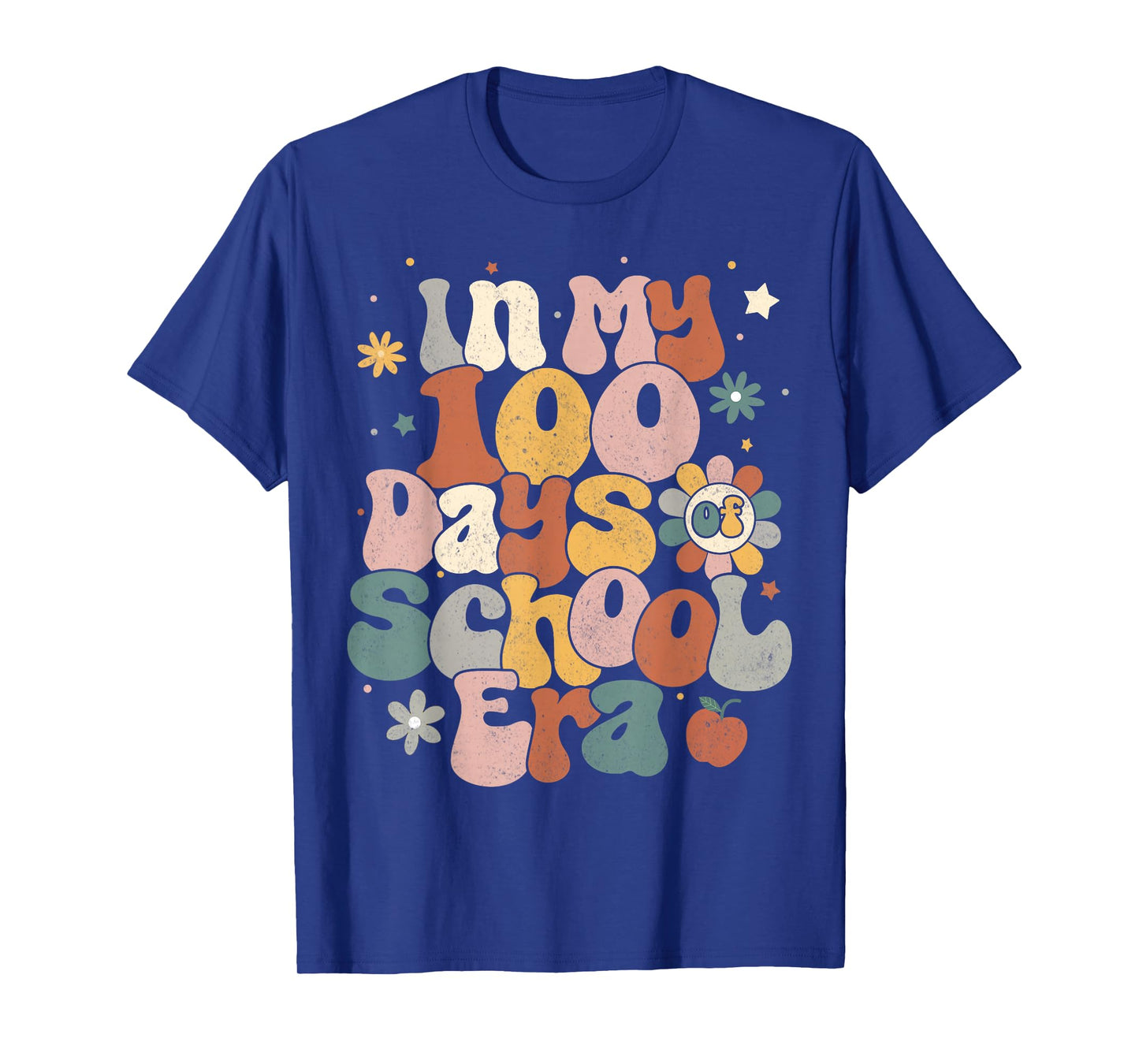 in My 100 Days of School Era Retro 100th Day of School T-Shirt
