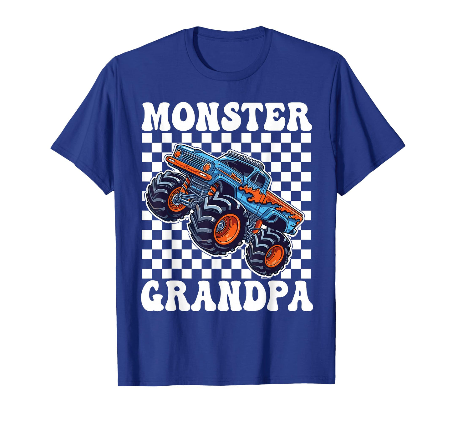 Monster Truck Grandpa Family Matching Monster Trucks T-Shirt