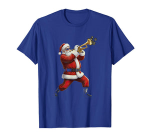 Funny Trumpet Santa Christmas Graphic Player Trumpetist T-Shirt