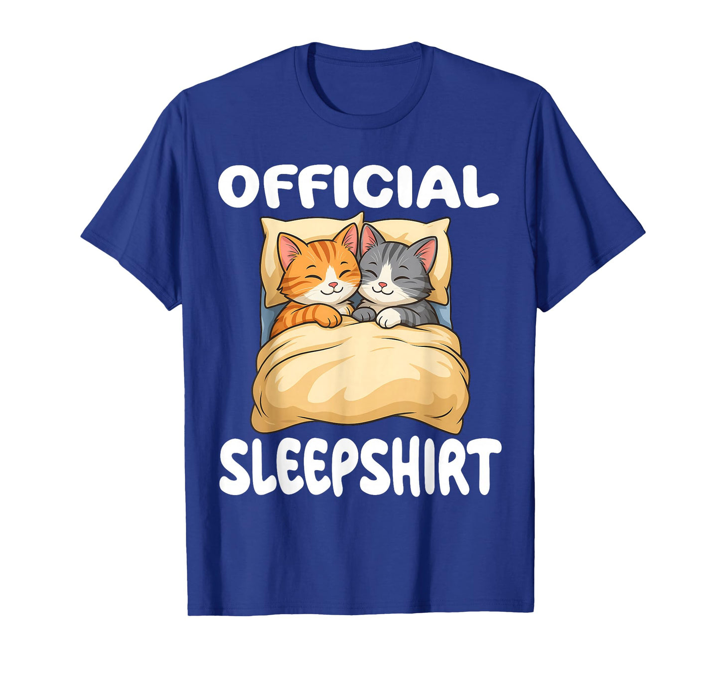 Official Sleepshirt Cute Sleeping Cat Animal Lovers Pajama T-Shirt