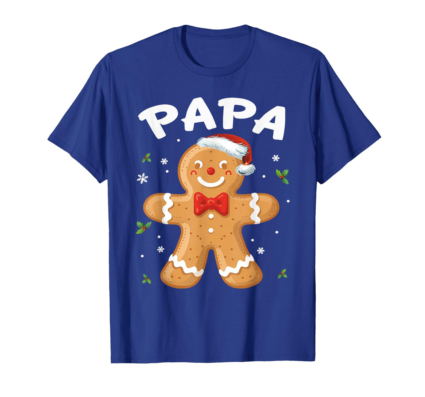 Papa Gingerbread Cookie Family Christmas Matching Holiday T-Shirt