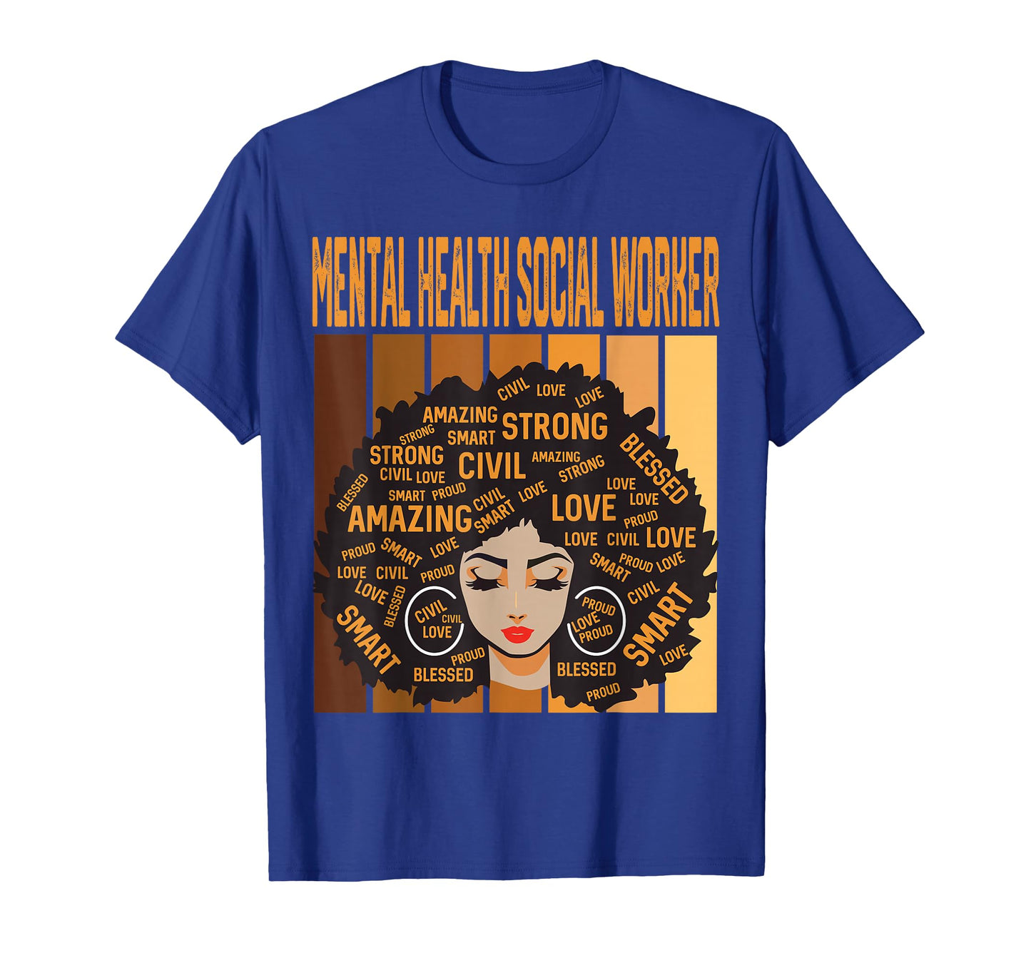 Mental Health Social Worker Black History Month Pride T-Shirt