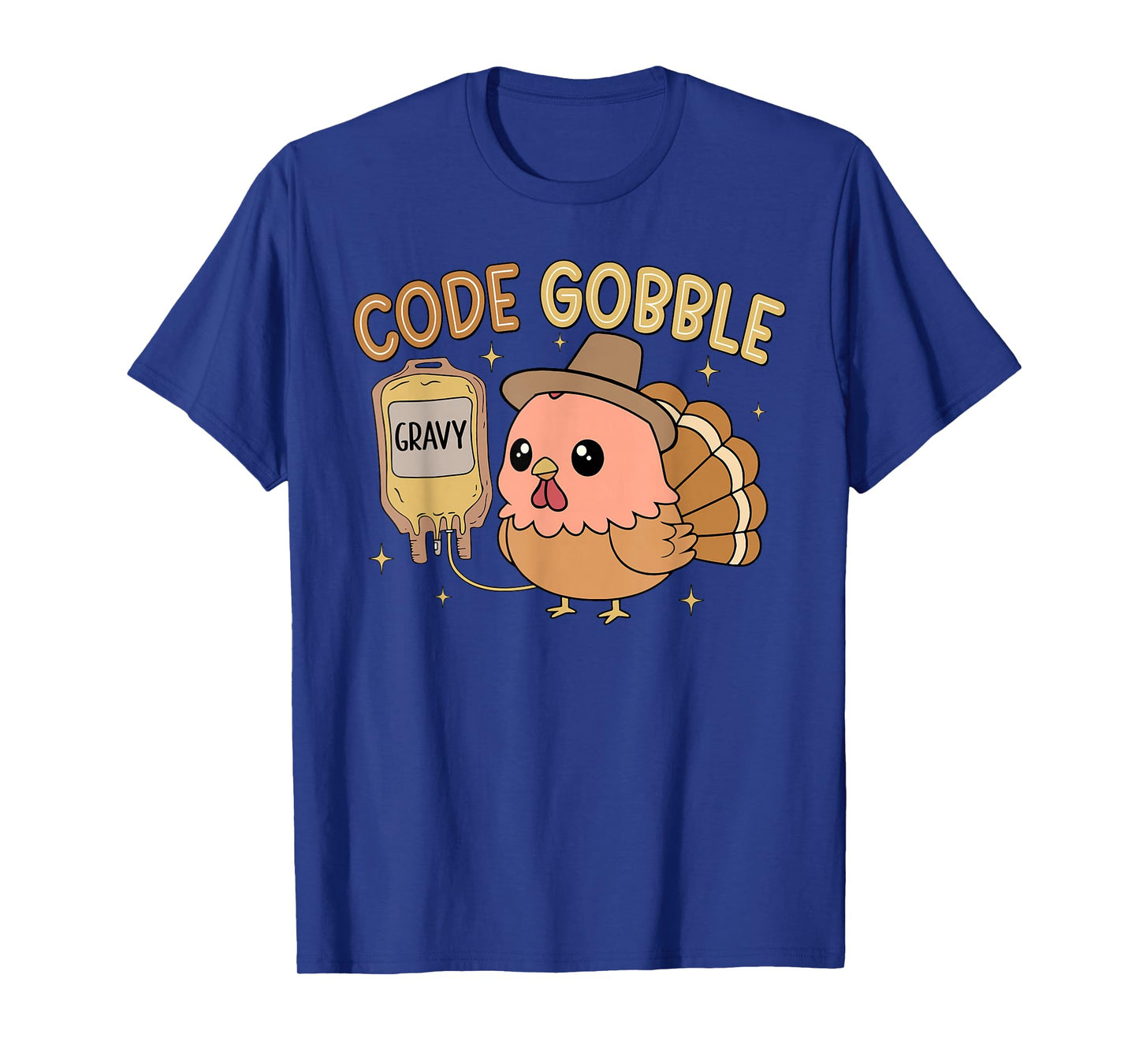 Thanksgiving Nurse Code Gobble Funny RN CNA Medical Team T-Shirt