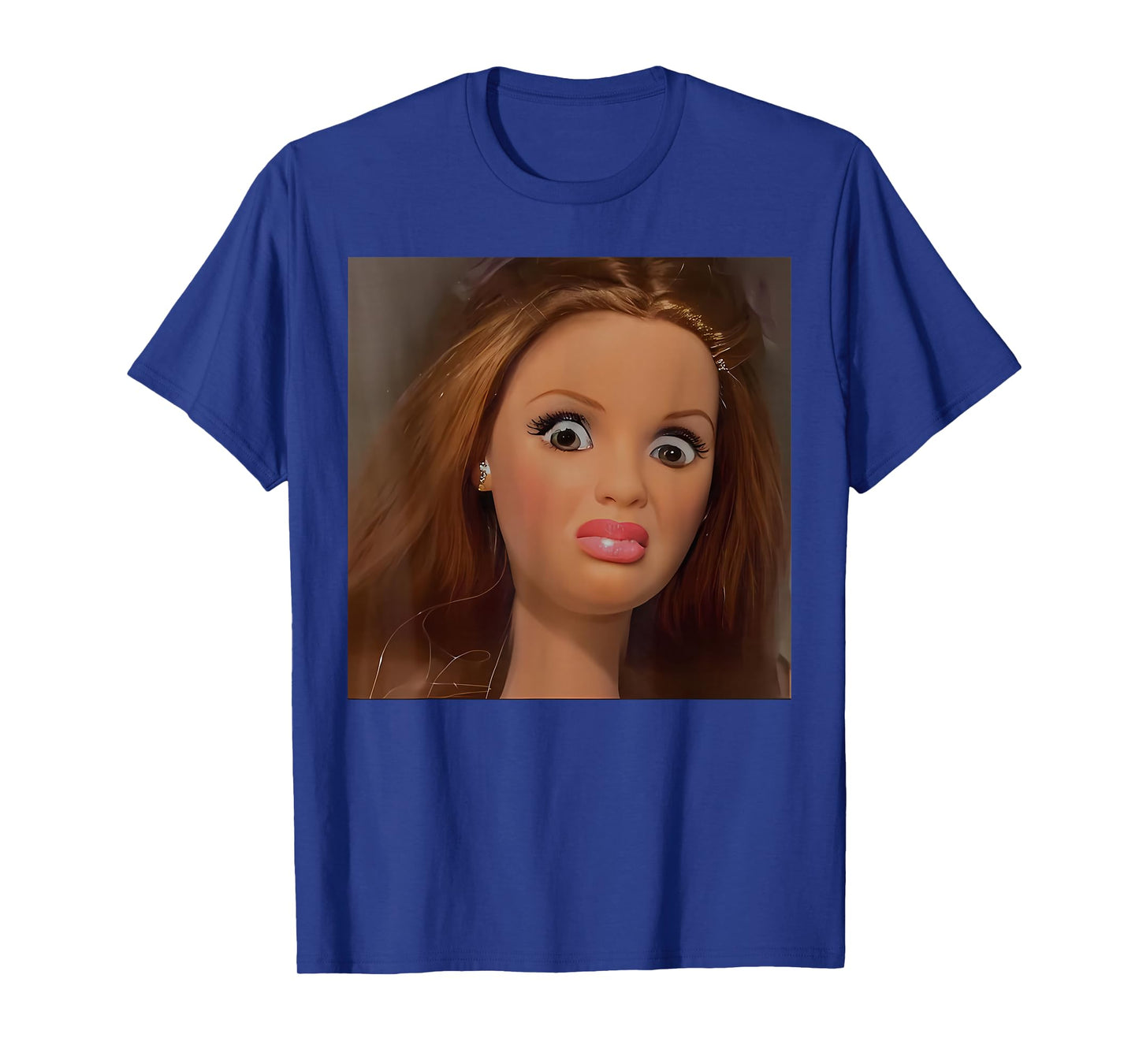 Funny Disgusting Doll Face Meme T-Shirt