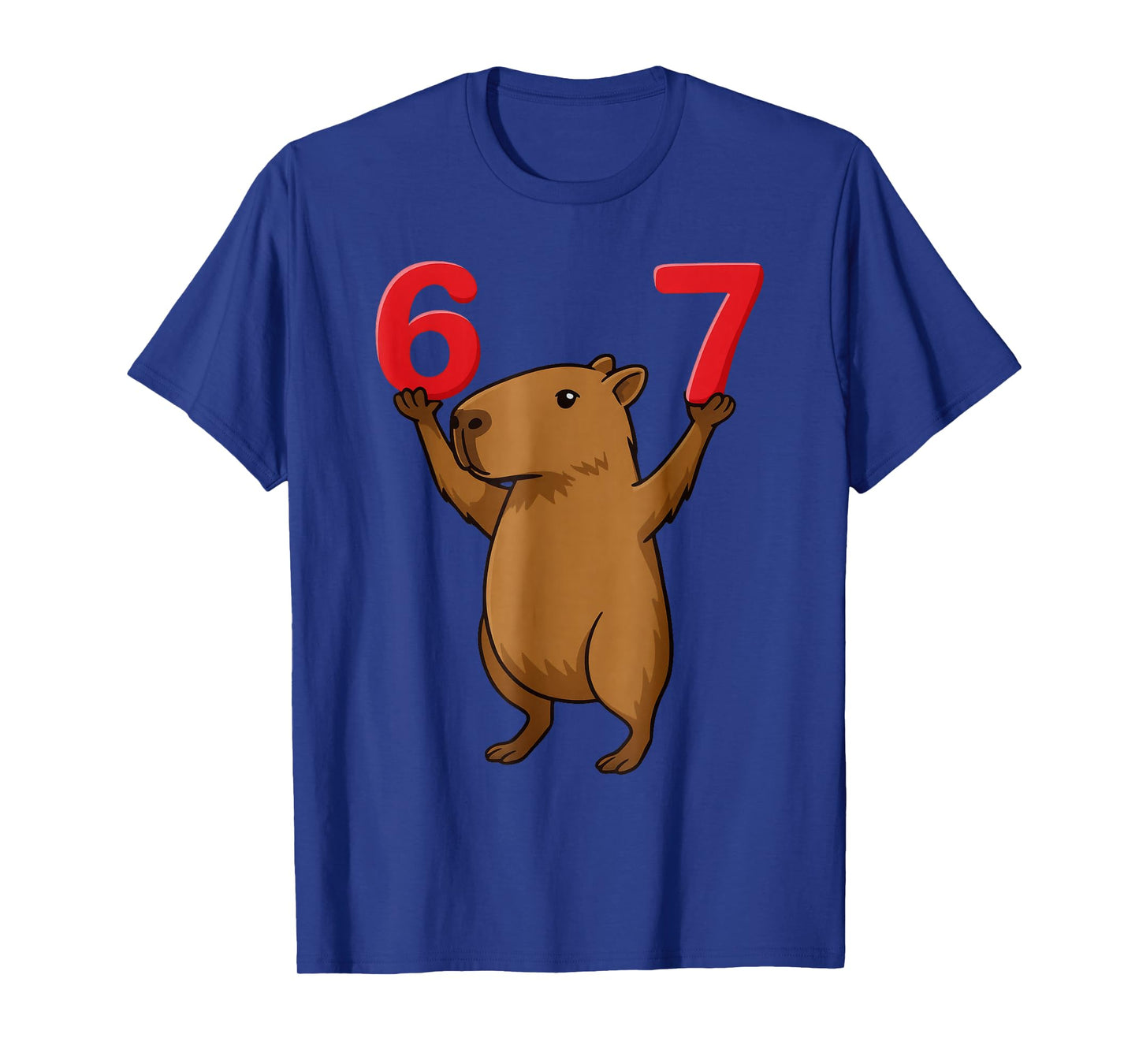 Capybara 67 Meme Six Seven Funny T-Shirt