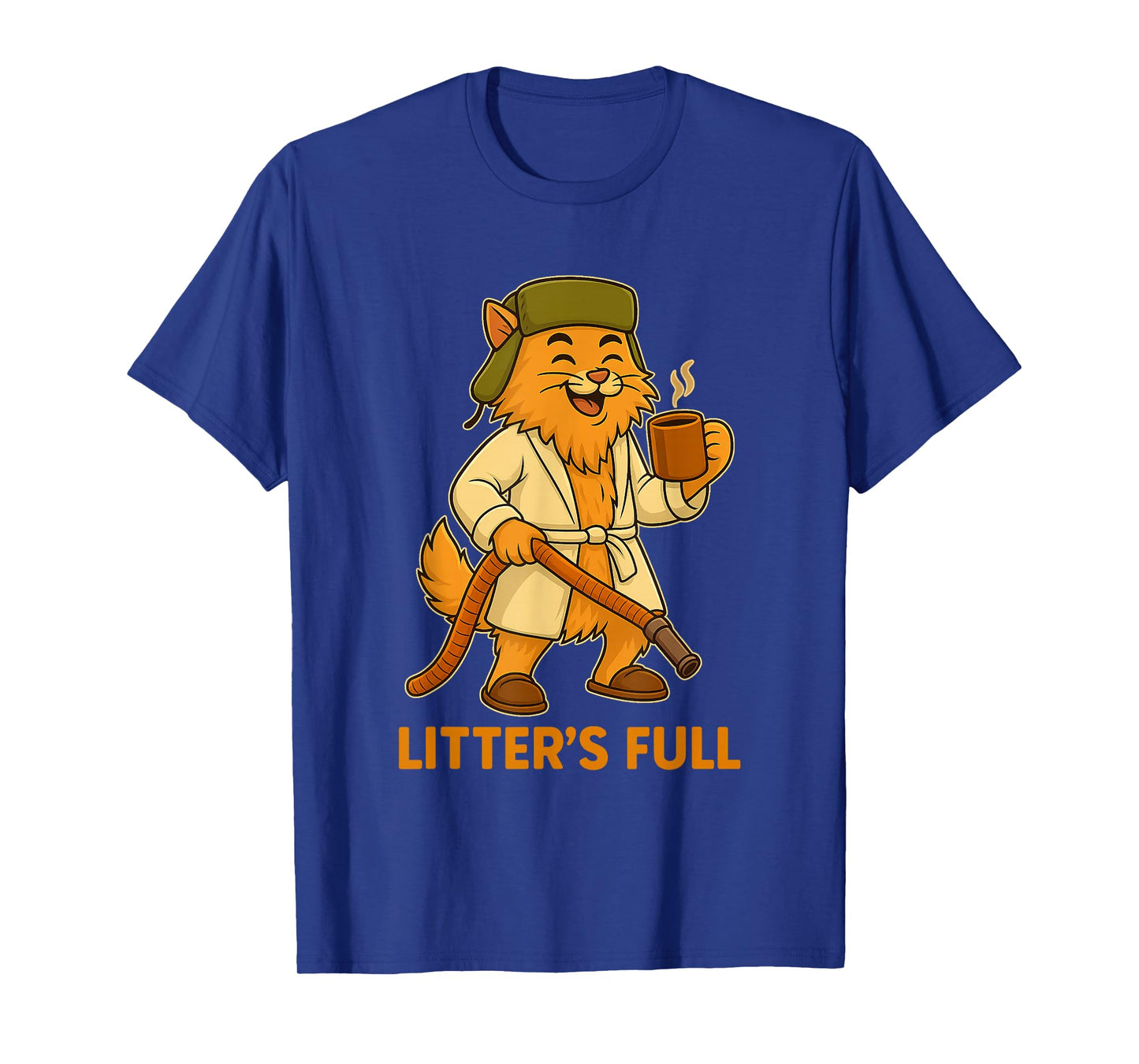 Funny Christmas Vacation Litter s Full Cat Parody Tee T-Shirt