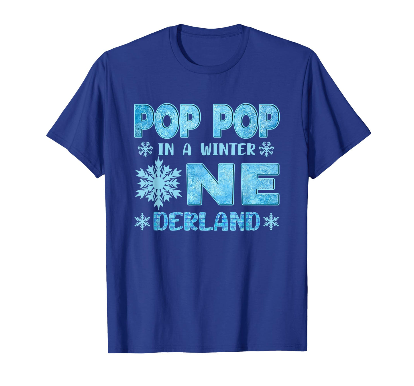 Pop Pop in A Winter Onederland Bday Girl Sweet Snowflake T-Shirt
