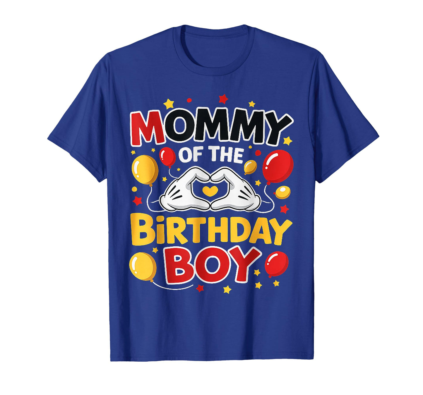 Mommy of The Birthday Boy Family Party Birthday T-Shirt