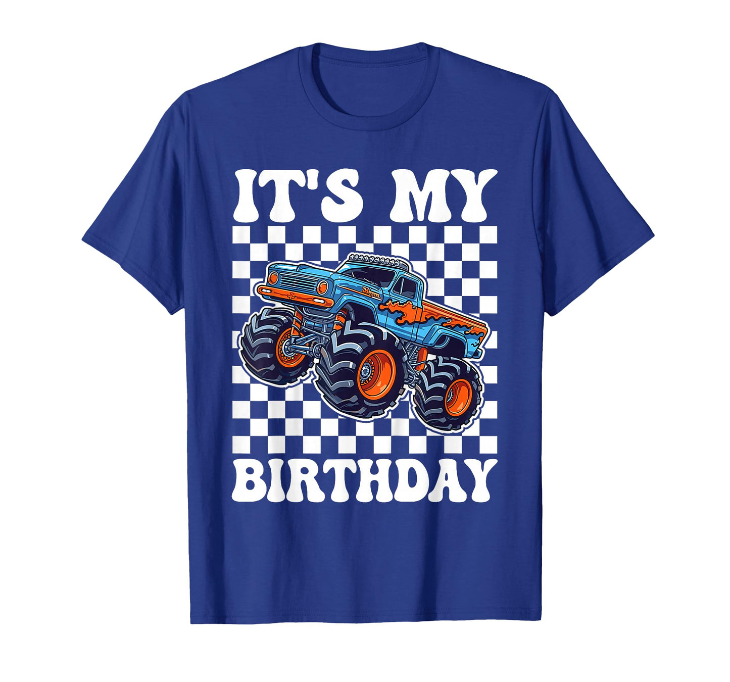 It's My Birthday Boy Monster Truck Bday Party Kids Boy T-Shirt