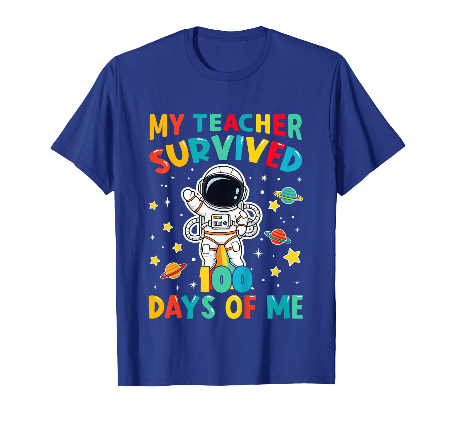 My Teacher Survived 100 Days of Me 100th Day of School Boys T-Shirt