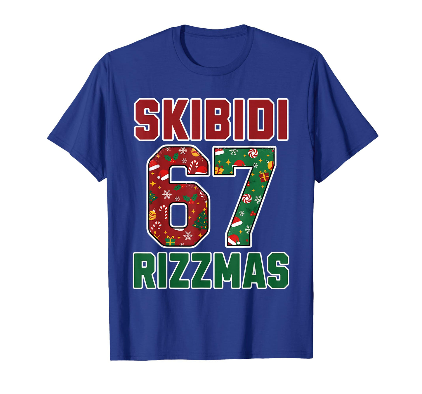 Rizz Christmas 67 Funny Xmas Gen Alpha Skibidi Rizzmas 67 T-Shirt