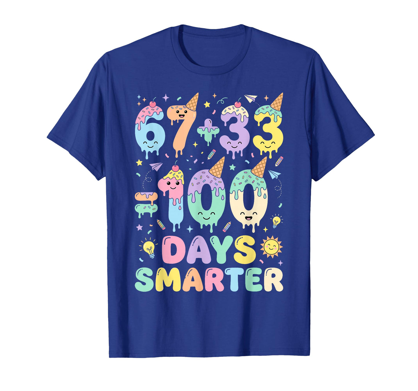 Funny 100th Day of School 67 Meme 100 Days Smarter Boys Girl T-Shirt