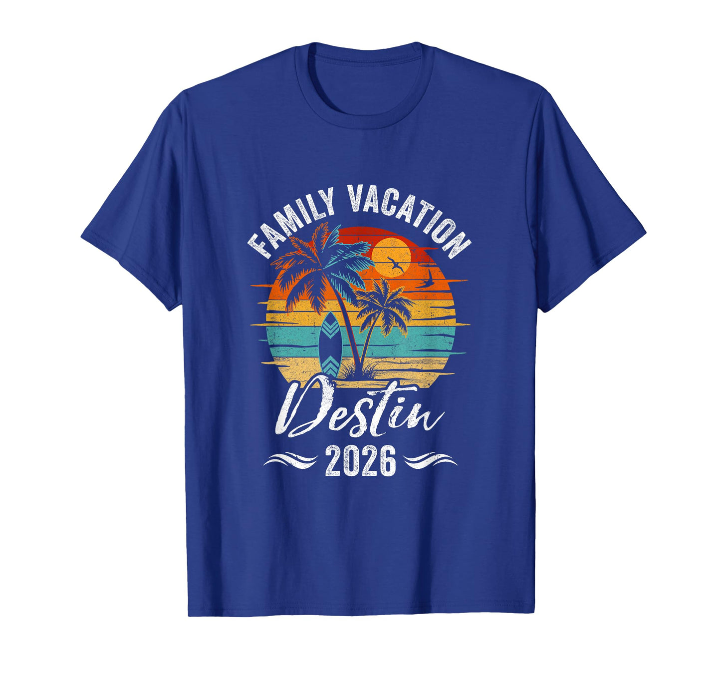 Family Vacation 2026 Vintage Destin Summer Matching Trip T-Shirt
