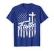Red Freedom Shirt Faith Over Fear USA Flag Patriotic T-Shirt