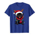 Black Pug Dog Tree Christmas Lights Xmas Pajama Men Women T-Shirt