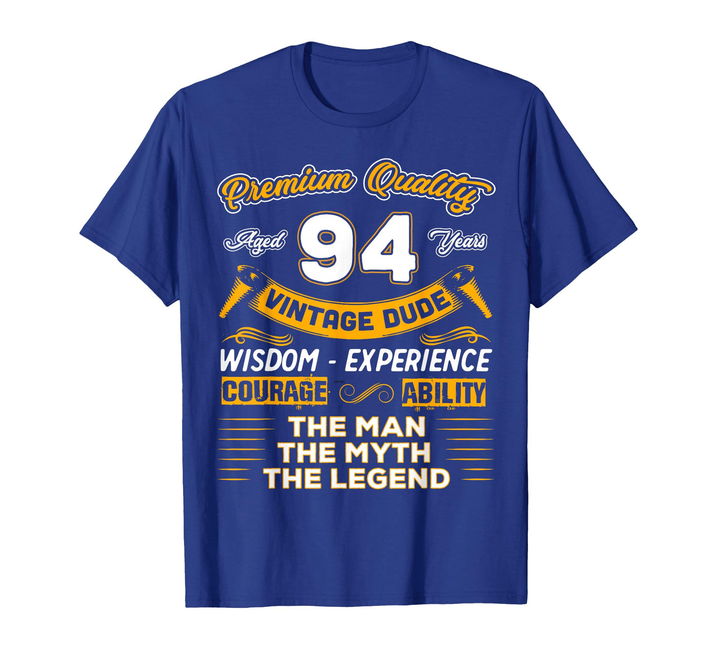Vintage Man Myth Legend 94th Birthday Gift for 94 Years Old T-Shirt