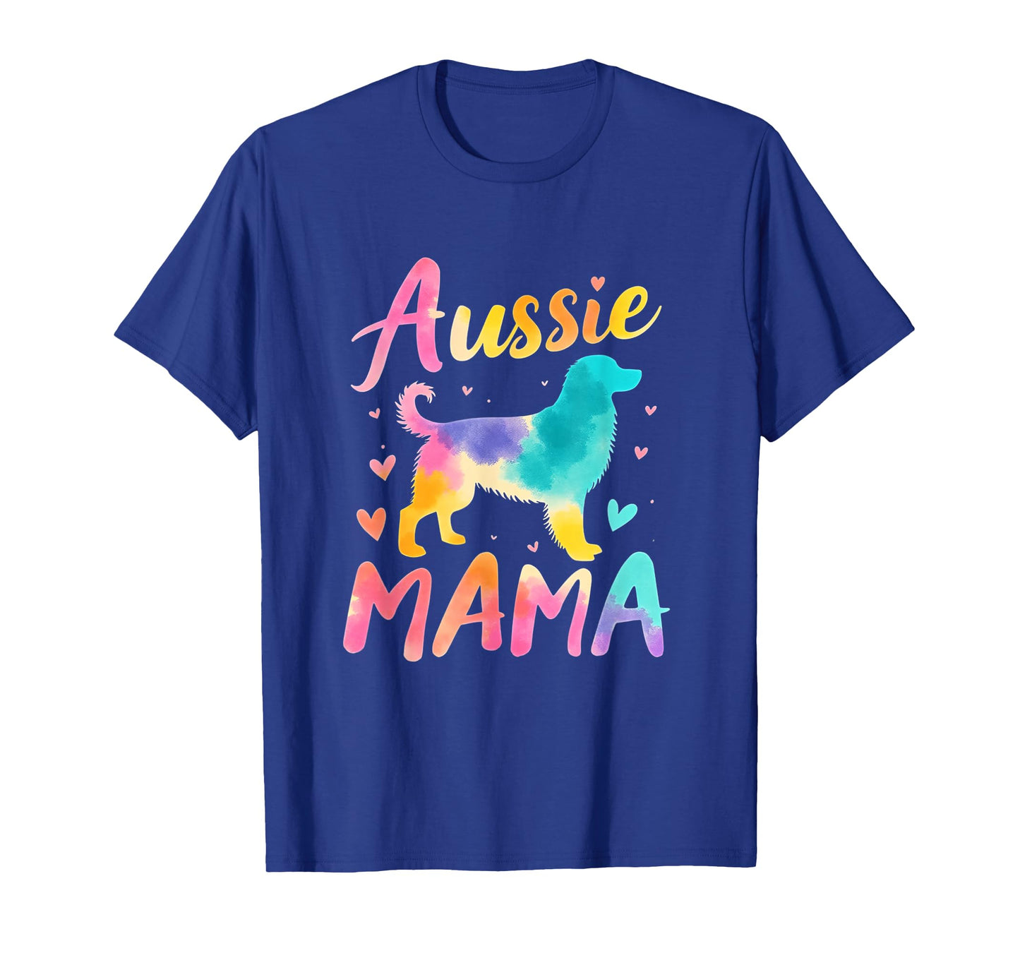 Australian Shepherd Mama Colorful Australian Shepherd Mom T-Shirt