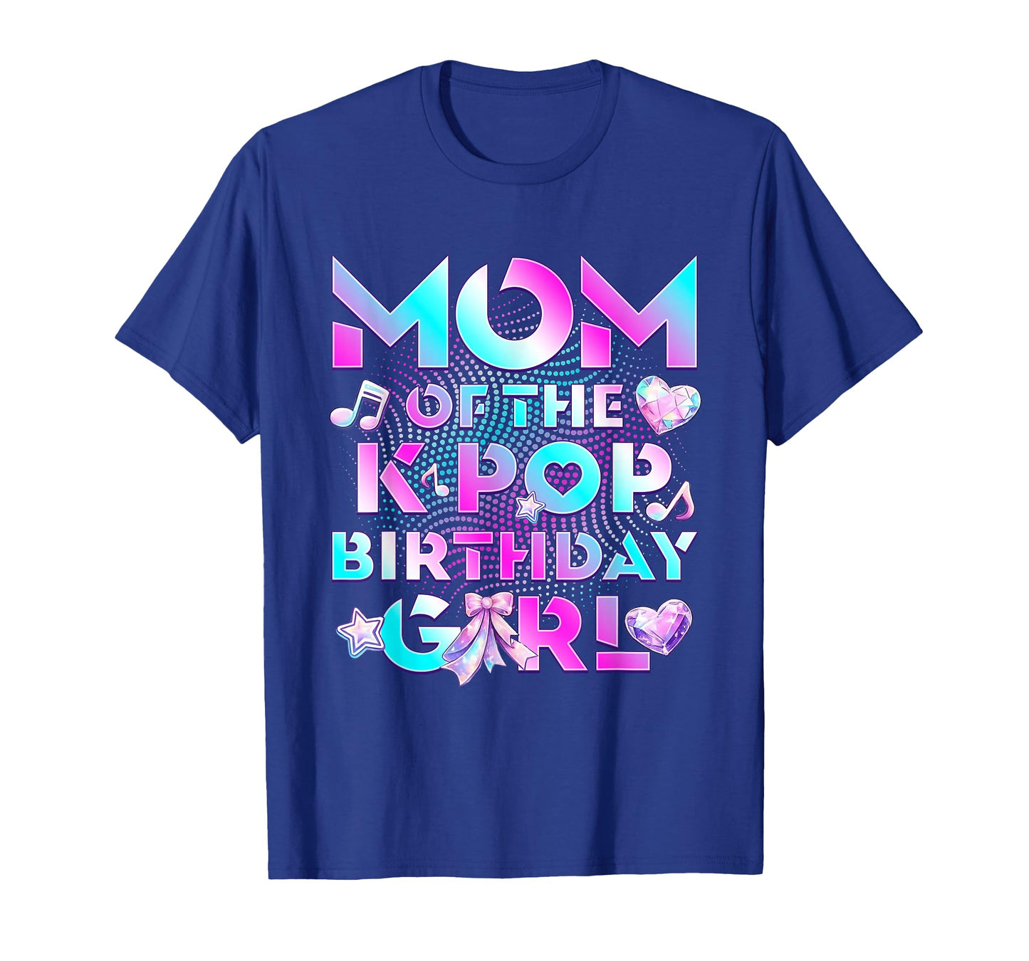 Mom of K Pop Birthday Girl Cute Birthday Family Party T-Shirt
