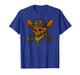 Six Seven 6 7 Baseball Skull Drip Halloween Horror Sports T-Shirt