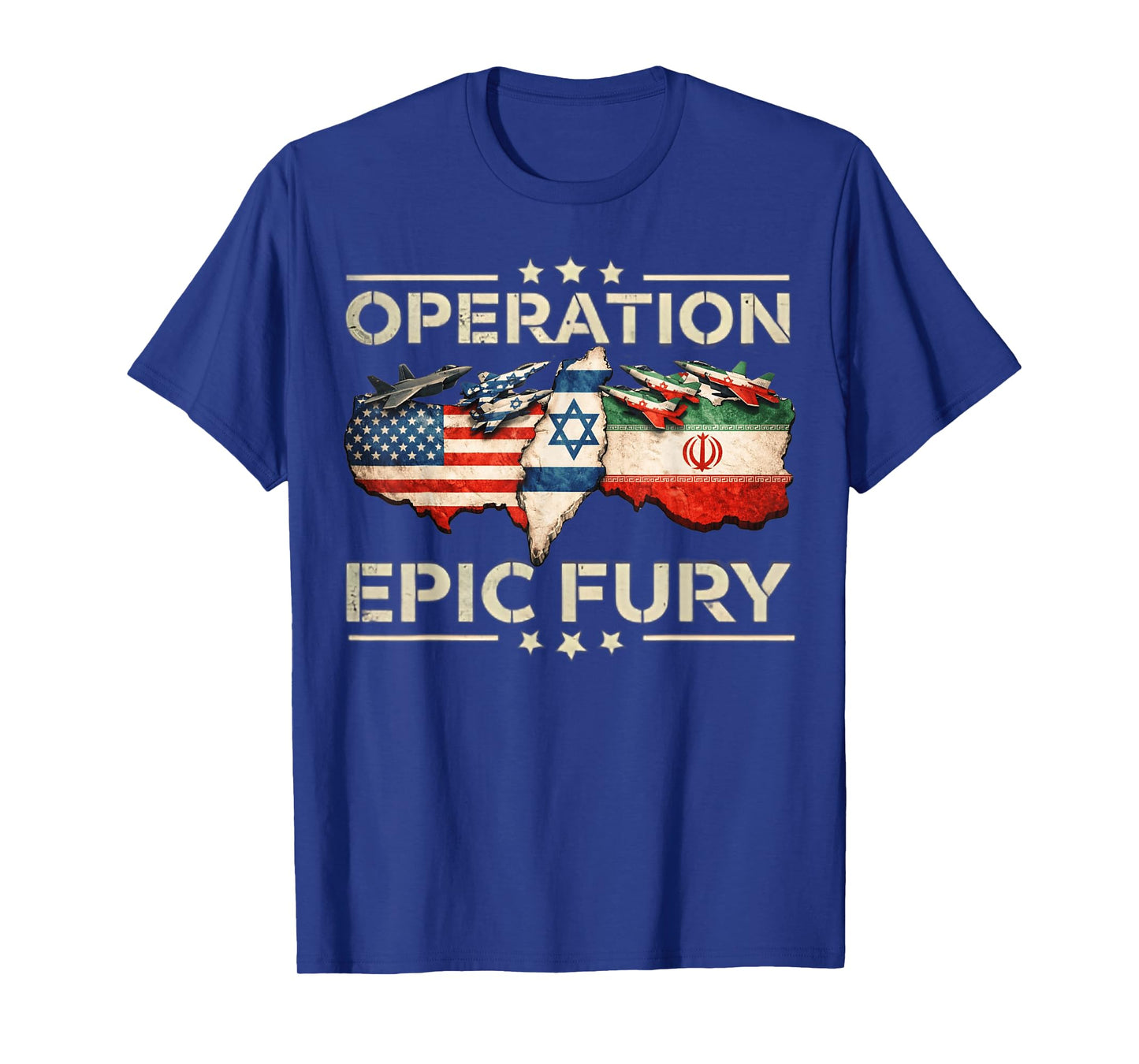 Operation Epic Fury Patriotic Adventure American Flag USA T-Shirt