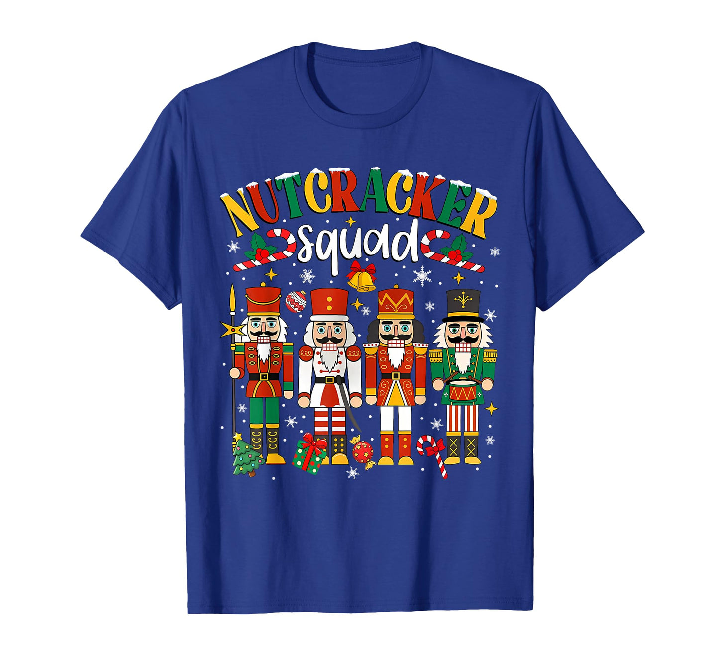 Christmas Nutcracker Squad Ballet Dance Women Kid Girls Xmas T-Shirt