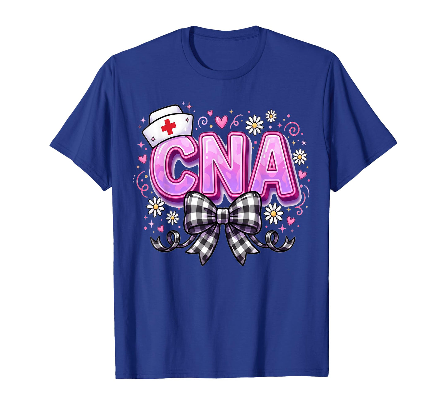 Hearts Certified Nursing Assistant Nurse CNA Valentines T-Shirt