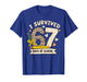 I Survived 67 Days of School Leopard Student Style T-Shirt