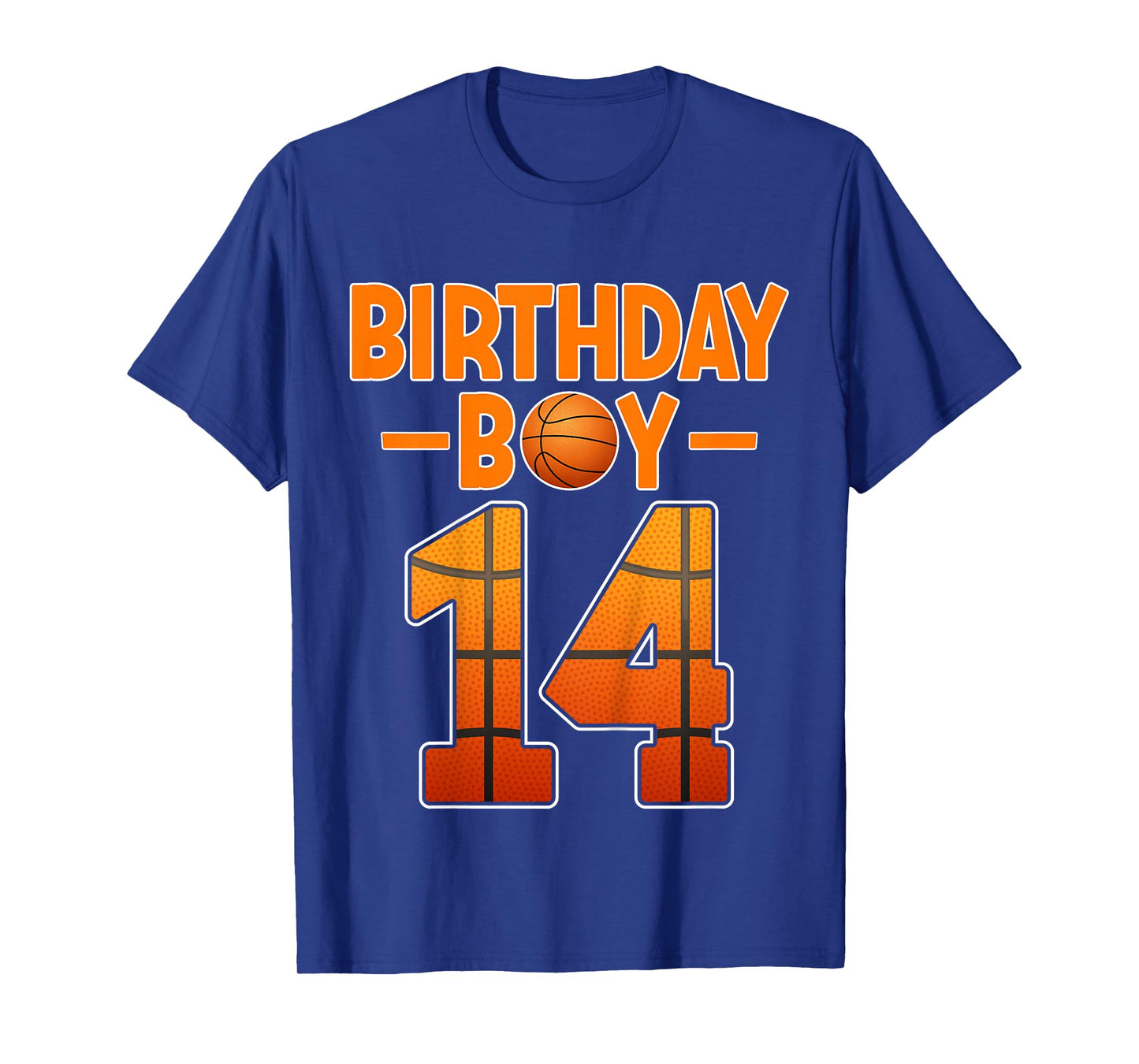 Kids 14 Years Old Basketball Player 14th Birthday Boy T-Shirt