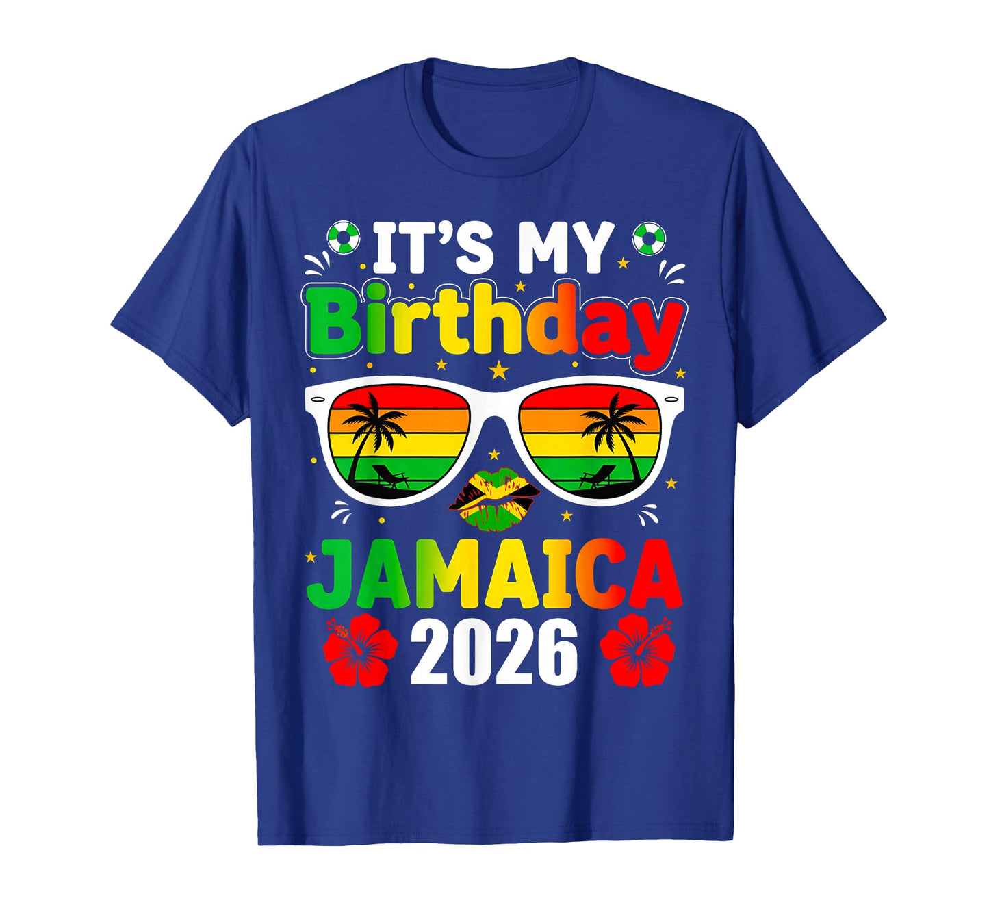 Jamaica Vacation 2026 Birthday Squad Family Trip Crew T-Shirt