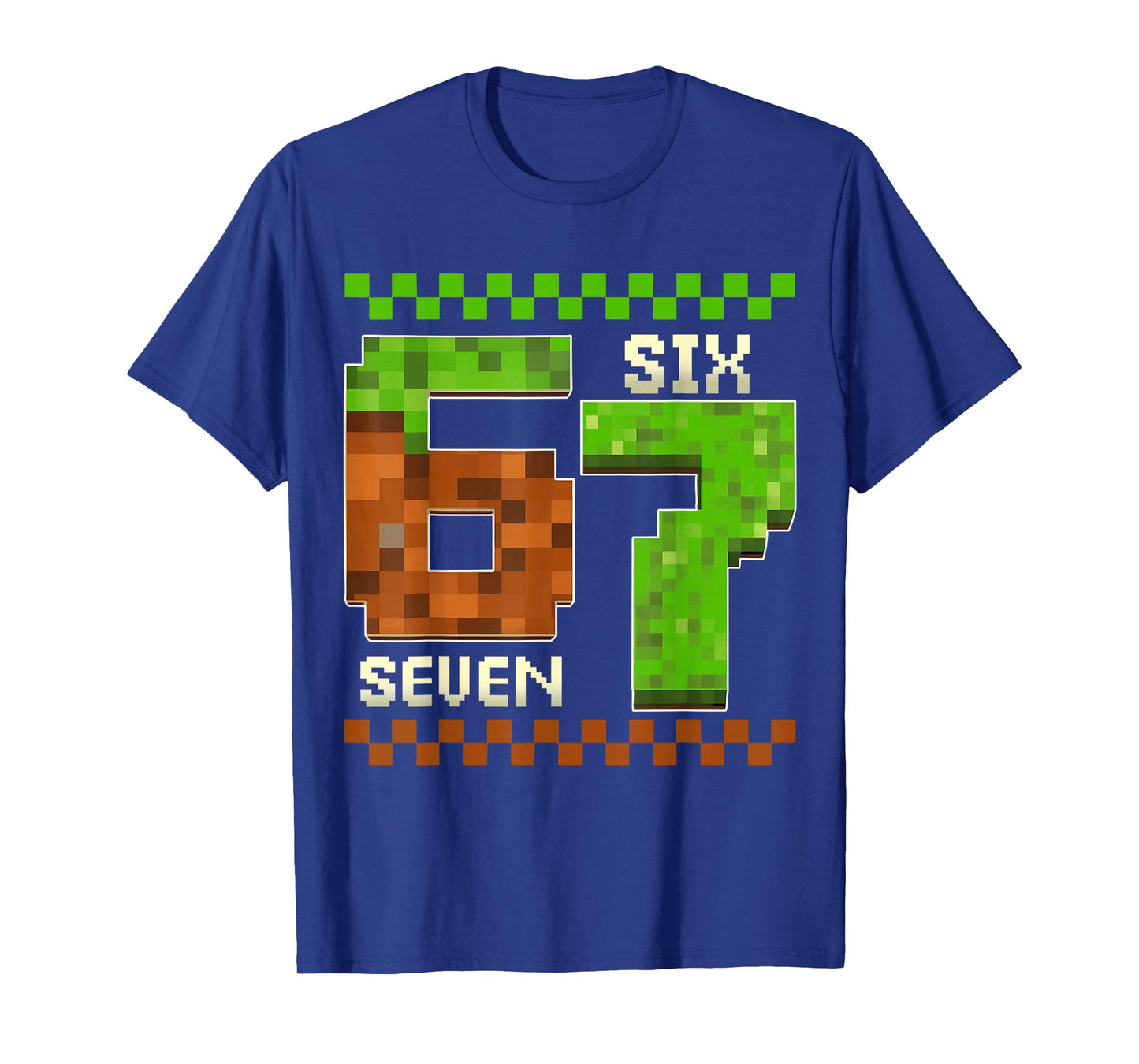 67 Six Seven Pixel Game Birthday Boy Gift for Boys Kid T-Shirt