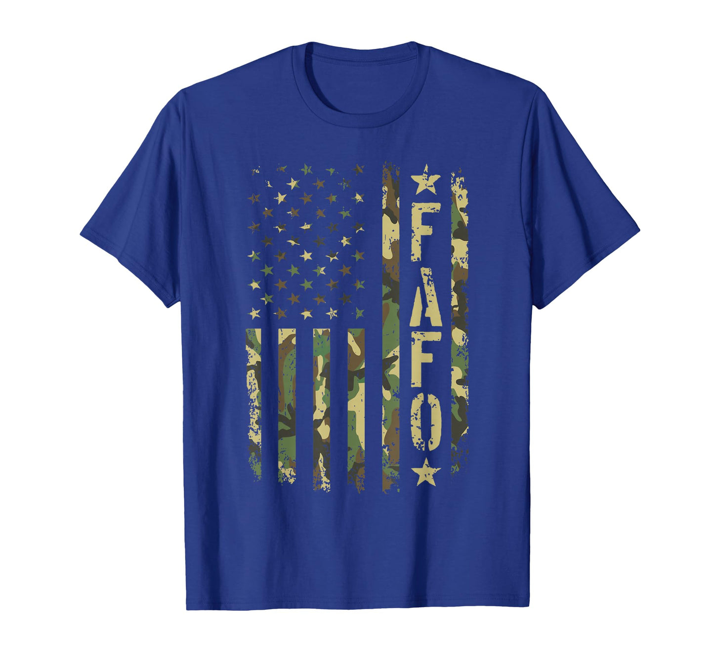 FAFO Funk Around and Find Out, FAFO Camo US Flag Vintage T-Shirt