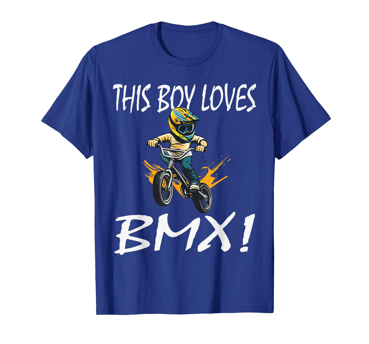 This boy Loves BMX, Kids BMX T-Shirt