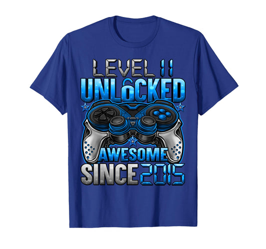 Level 11 Unlocked 11 Year Old Gifts Boys 11th Birthday Boy T-Shirt