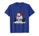 Christmas Weightlifting Snowman Shirt Funny Snowman Gym T-Shirt