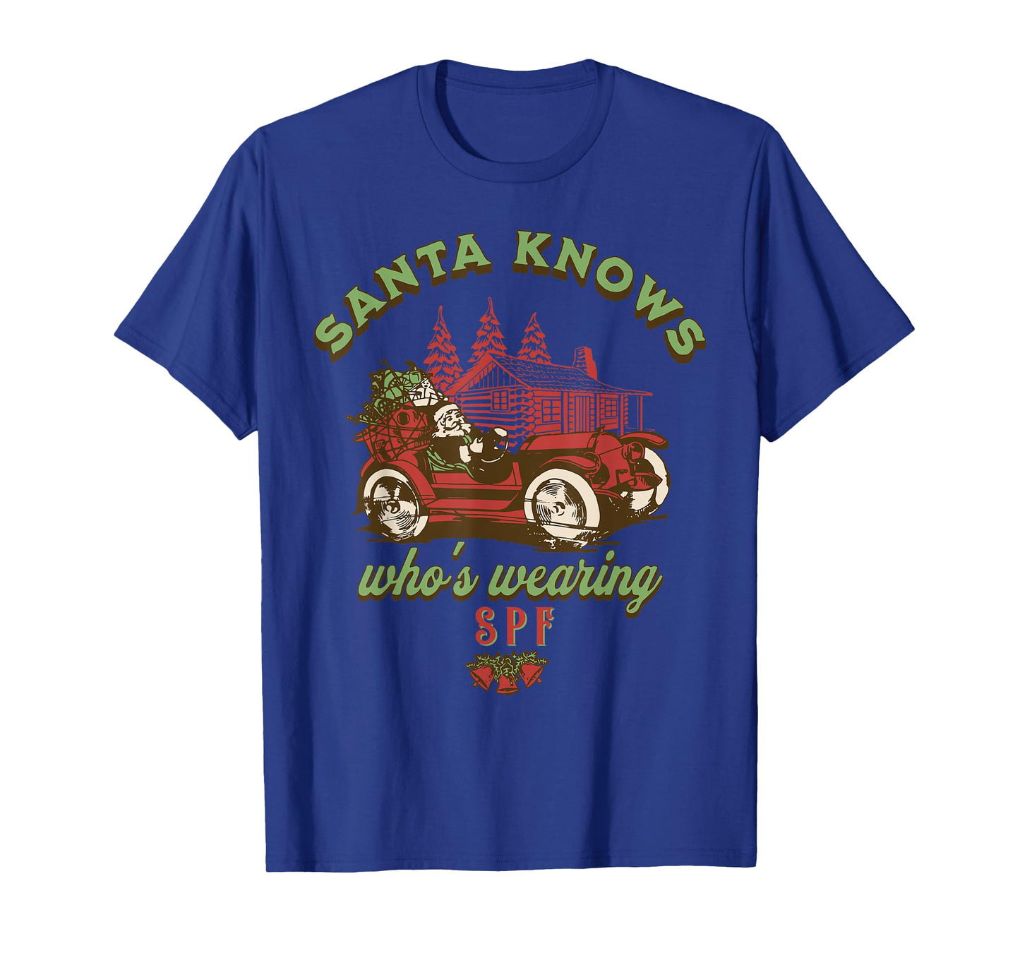 SPF Esthetician Holiday Christmas Skin Therapist Dermatology T-Shirt