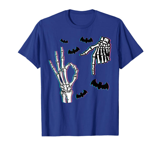 Skeleton 67 Meme Funny Halloween Boys Girls Youth Teen Kids T-Shirt