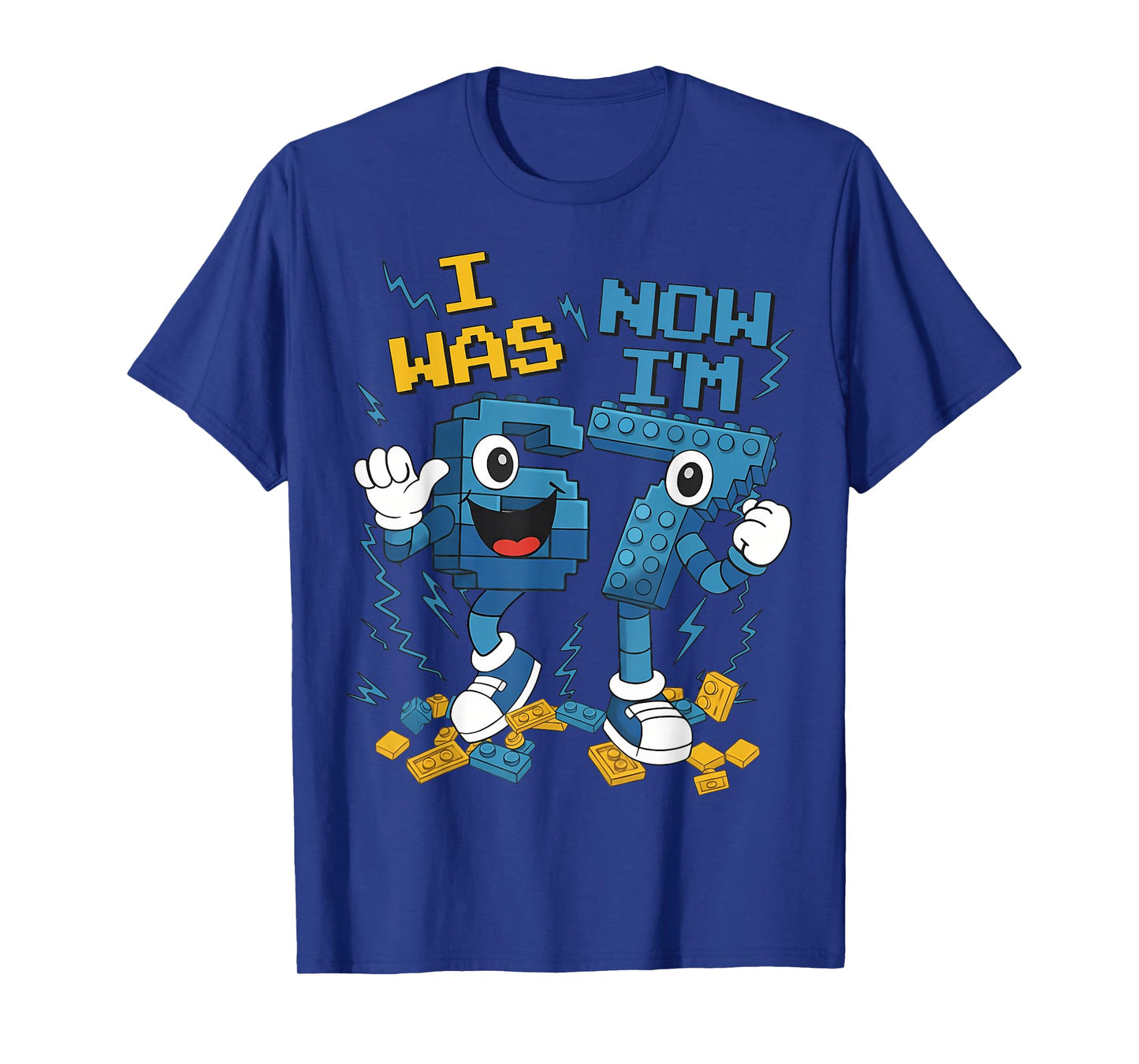 I was 6 Now I'm 7 Funny 67 Six Seven 6-7 Italian Brainrot T-Shirt